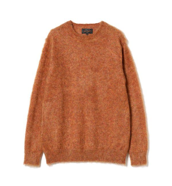 BEAMS PLUS「ストレッチ モヘヤ クルーネック ニット」|ニット・セーター|
