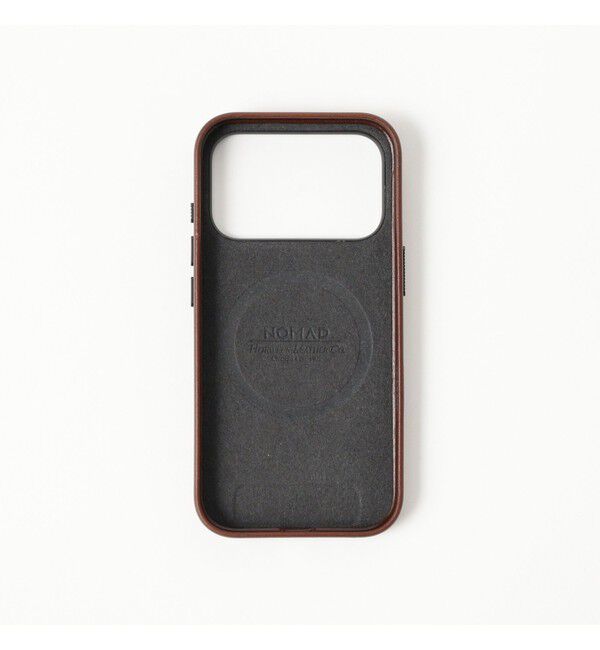 BEAMS「NOMAD / Traditional Leather Case iPhone17 Pro ケース」|モバイルケース|