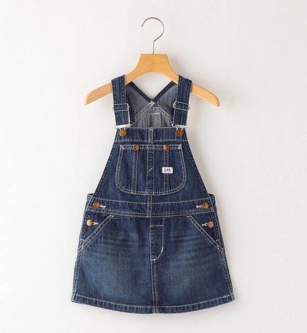 SHIPS KIDS「Lee:デニム オーバーオール スカート(100～120cm)」|スカート|