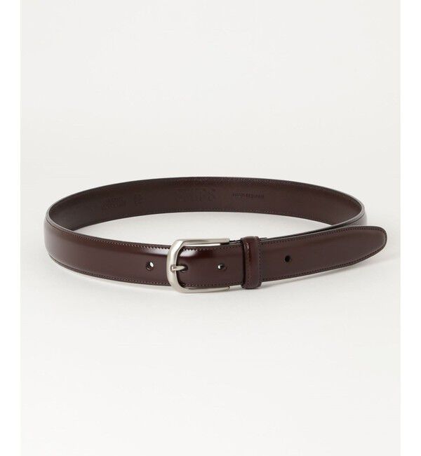 SHIPS「SHIPS: コードバン レザー ベルト」|ベルト|ワイン