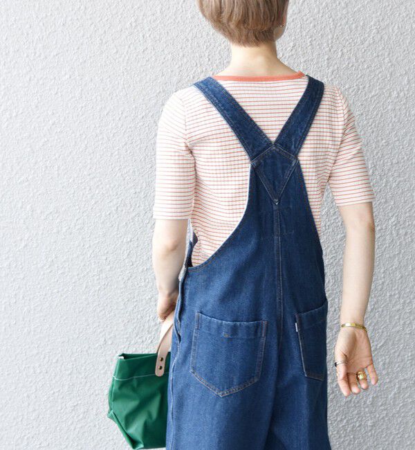 SHIPS any「SHIPS any:〈ウォッシャブル〉テレコ ハーフ スリーブ TEE」|Tシャツ・カットソー|