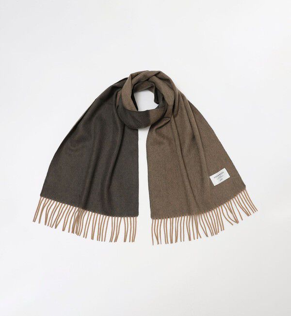 SHIPS「SHIPS: カシミヤ リバーシブル 無地 マフラー」|ストール|
