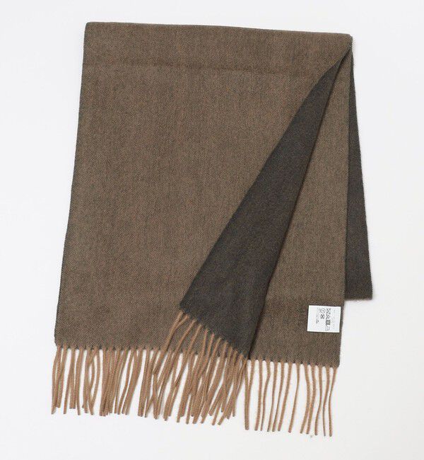 SHIPS「SHIPS: カシミヤ リバーシブル 無地 マフラー」|ストール|