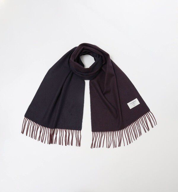 SHIPS「SHIPS: カシミヤ リバーシブル 無地 マフラー」|ストール|