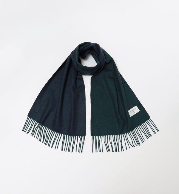 SHIPS「SHIPS: カシミヤ リバーシブル 無地 マフラー」|ストール|