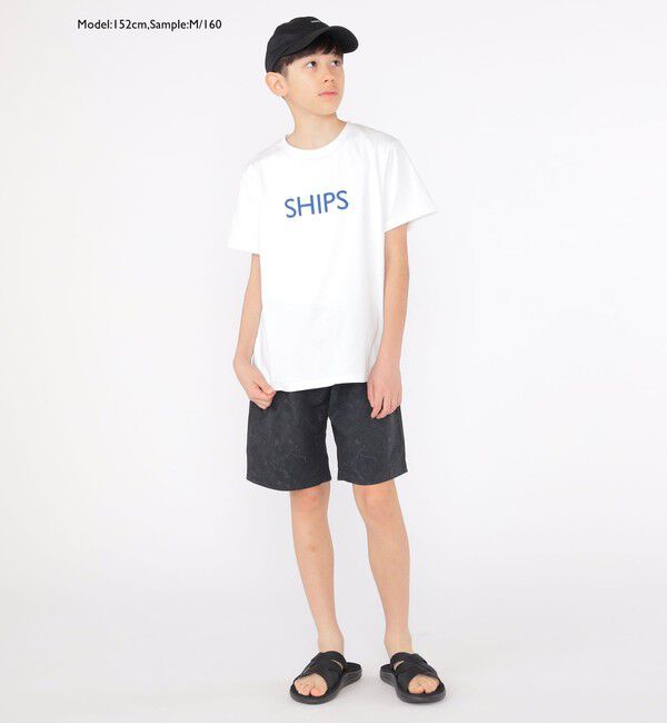 SHIPS KIDS「SHIPS KIDS:100～160cm / SHIPS ロゴ TEE」|Tシャツ・カットソー|