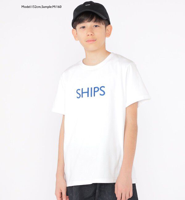 SHIPS KIDS「SHIPS KIDS:100～160cm / SHIPS ロゴ TEE」|Tシャツ・カットソー|