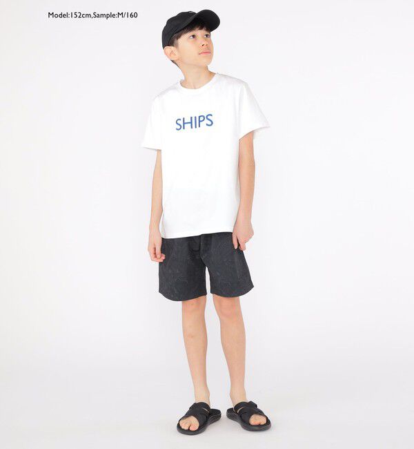 SHIPS KIDS「SHIPS KIDS:100～160cm / SHIPS ロゴ TEE」|Tシャツ・カットソー|