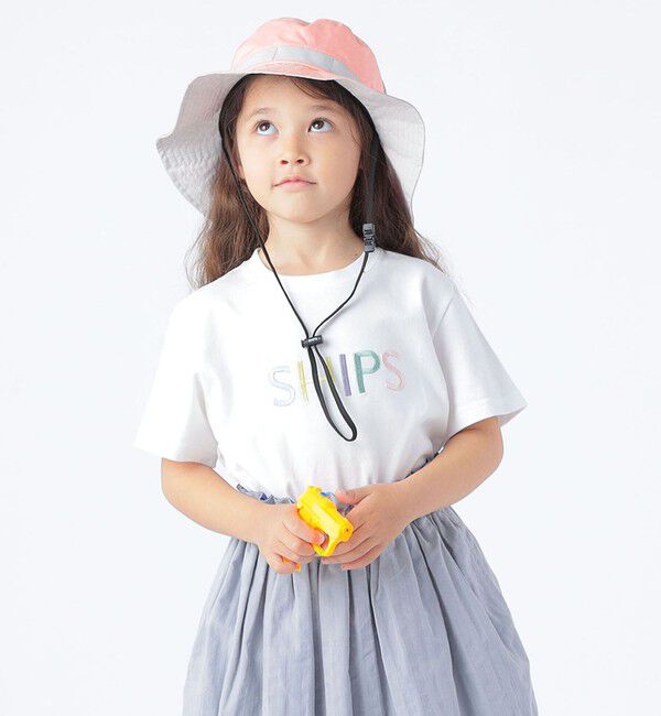 SHIPS KIDS「SHIPS KIDS:100～160cm / SHIPS ロゴ TEE」|Tシャツ・カットソー|ホワイト系