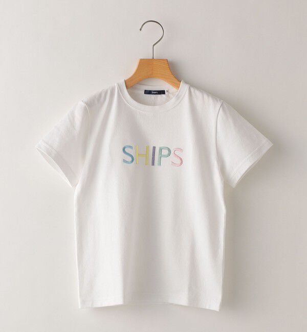 SHIPS KIDS「SHIPS KIDS:100～160cm / SHIPS ロゴ TEE」|Tシャツ・カットソー|