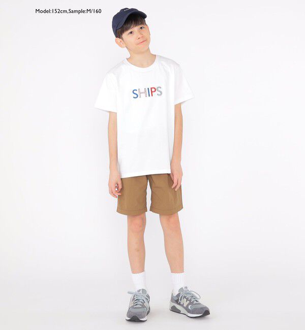 SHIPS KIDS「SHIPS KIDS:100～160cm / SHIPS ロゴ TEE」|Tシャツ・カットソー|