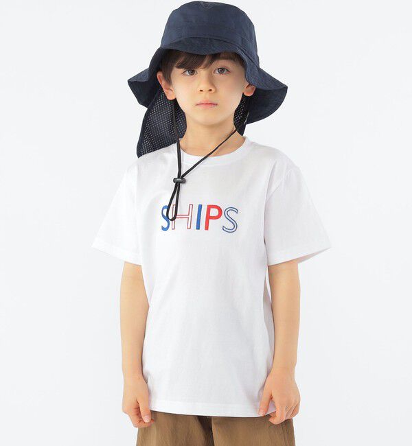 SHIPS KIDS「SHIPS KIDS:100～160cm / SHIPS ロゴ TEE」|Tシャツ・カットソー|