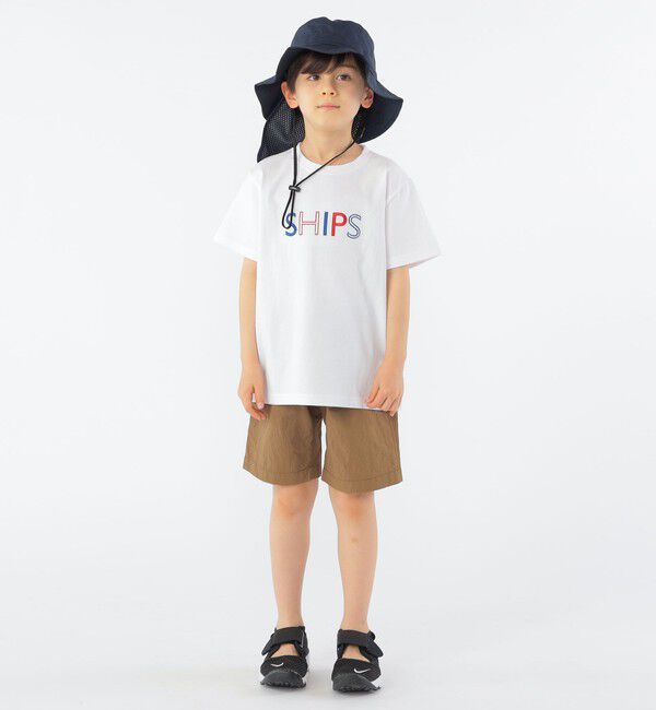SHIPS KIDS「SHIPS KIDS:100～160cm / SHIPS ロゴ TEE」|Tシャツ・カットソー|