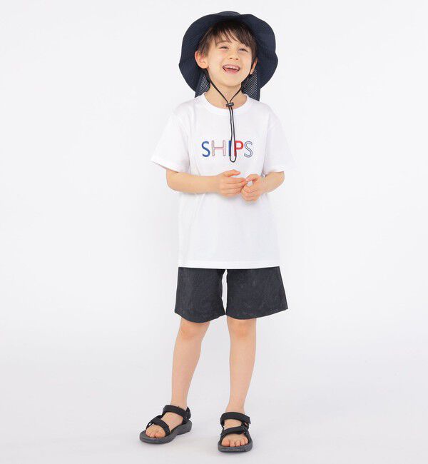 SHIPS KIDS「SHIPS KIDS:100～160cm / SHIPS ロゴ TEE」|Tシャツ・カットソー|