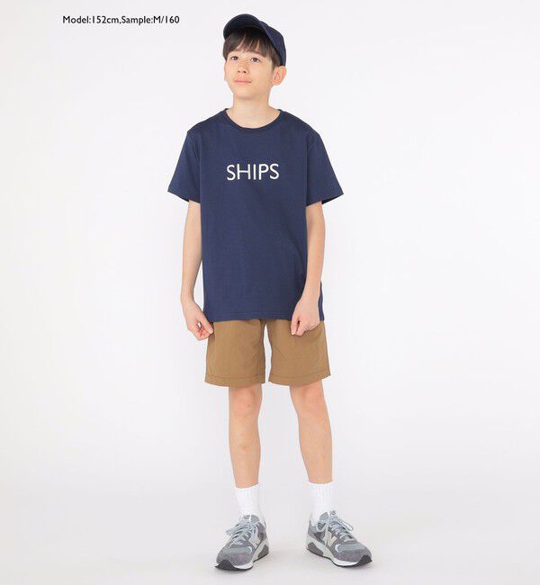 SHIPS KIDS「SHIPS KIDS:100～160cm / SHIPS ロゴ TEE」|Tシャツ・カットソー|