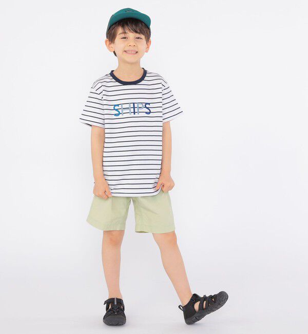 SHIPS KIDS「SHIPS KIDS:100～160cm / SHIPS ロゴ TEE」|Tシャツ・カットソー|