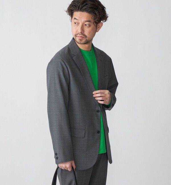 SHIPS「SHIPS:〈手洗い可能〉トロピカルウール 2WAYストレッチ ジャケット (セットアップ対応)」|テーラードジャケット|