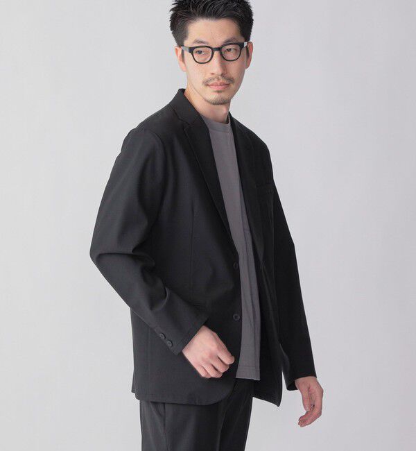 SHIPS「SHIPS:〈手洗い可能〉トロピカルウール 2WAYストレッチ ジャケット (セットアップ対応)」|テーラードジャケット|