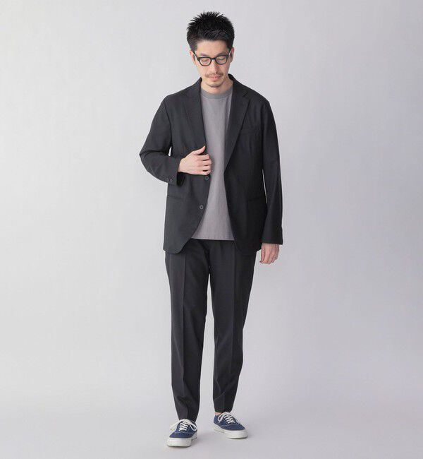 SHIPS「SHIPS:〈手洗い可能〉トロピカルウール 2WAYストレッチ ジャケット (セットアップ対応)」|テーラードジャケット|