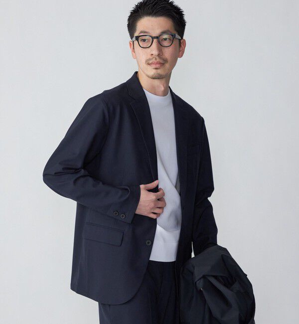 SHIPS「SHIPS:〈手洗い可能〉トロピカルウール 2WAYストレッチ ジャケット (セットアップ対応)」|テーラードジャケット|