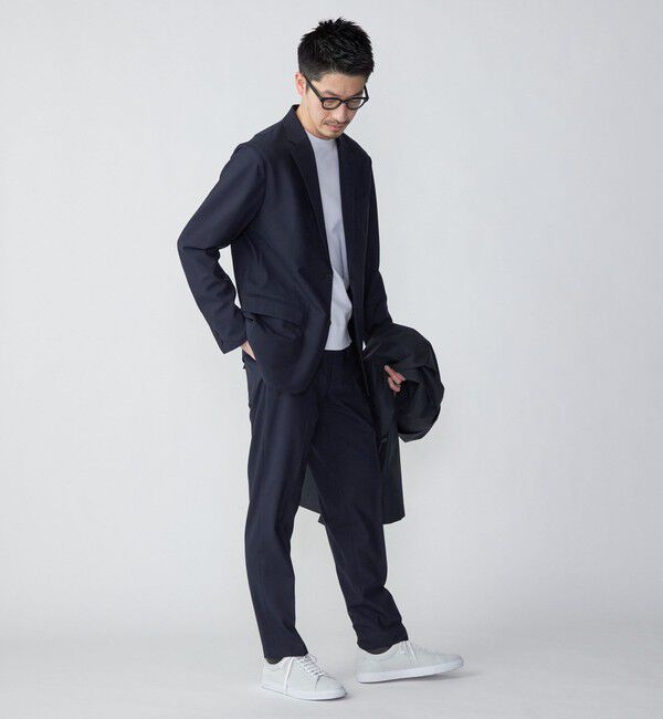 SHIPS「SHIPS:〈手洗い可能〉トロピカルウール 2WAYストレッチ ジャケット (セットアップ対応)」|テーラードジャケット|