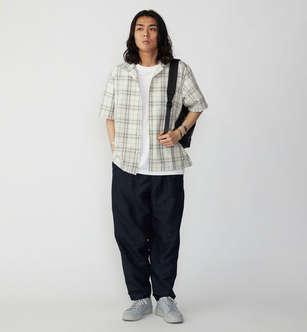 SHIPS「SHIPS: MADE IN JAPAN ドライタッチ オープンカラーシャツ 23SS」|シャツ・ブラウス|