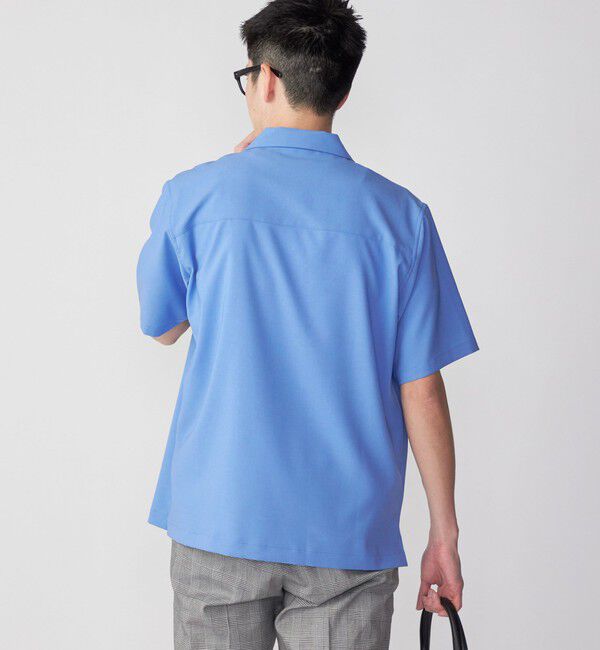 SHIPS「SHIPS: MADE IN JAPAN ドライタッチ オープンカラーシャツ 23SS」|シャツ・ブラウス|