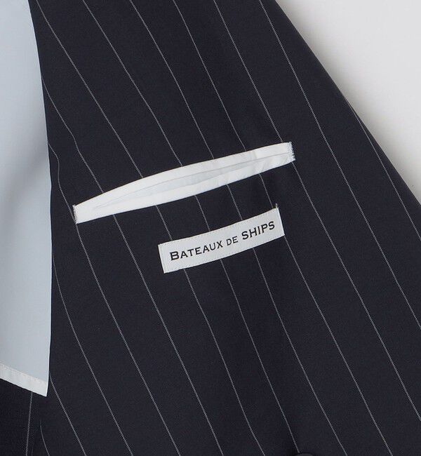 SHIPS「BATEAUX DE SHIPS: ウール/モヘヤ ダブルブレスト ジャケット」|テーラードジャケット|