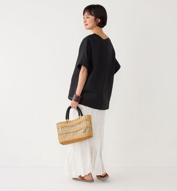 SHIPS Colors 「SHIPS Colors:〈洗濯機可能〉ハシゴレース クリンクル スカート」|スカート|