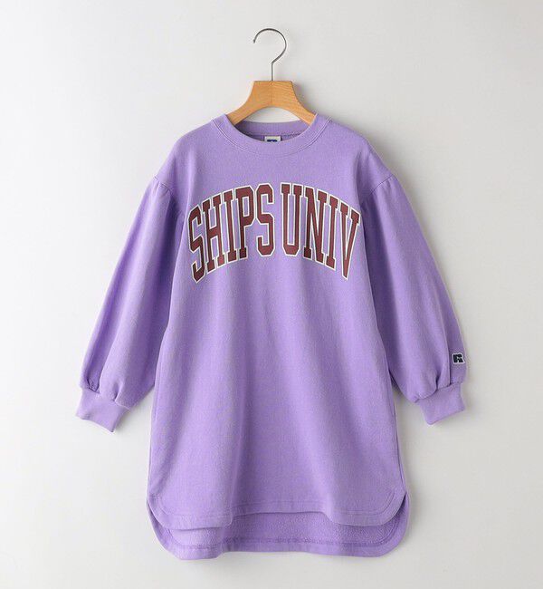 SHIPS KIDS「【SHIPS KIDS別注】RUSSELL ATHLETIC:80～90cm / ワンピース」|ワンピース|ラベンダー
