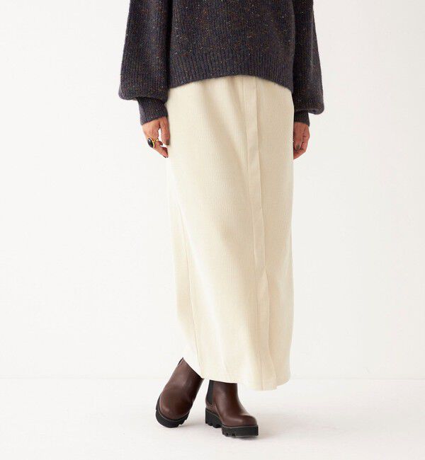 SHIPS Colors 「SHIPS Colors:〈洗濯機可能〉カット コーデュロイ タイト スカート」|タイト|