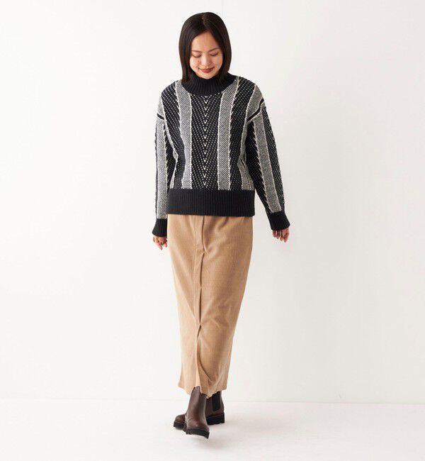 SHIPS Colors 「SHIPS Colors:〈洗濯機可能〉カット コーデュロイ タイト スカート」|タイト|