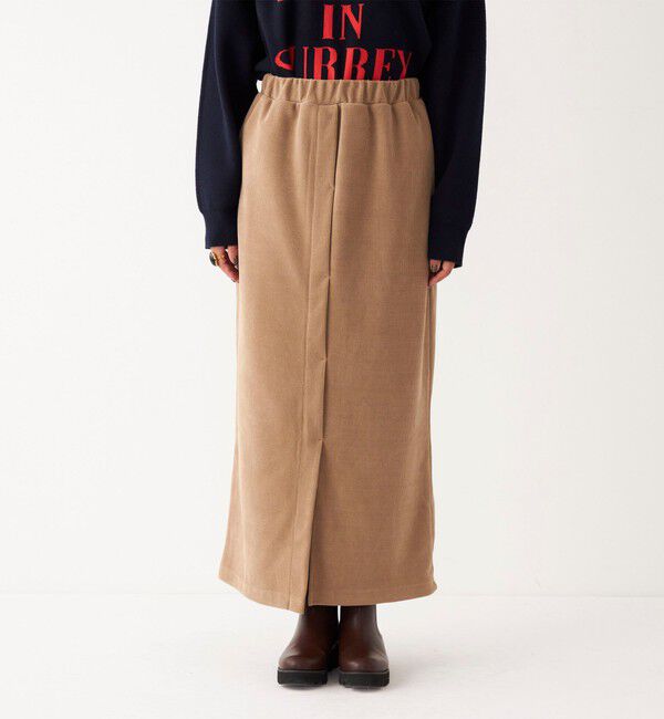 SHIPS Colors 「SHIPS Colors:〈洗濯機可能〉カット コーデュロイ タイト スカート」|タイト|