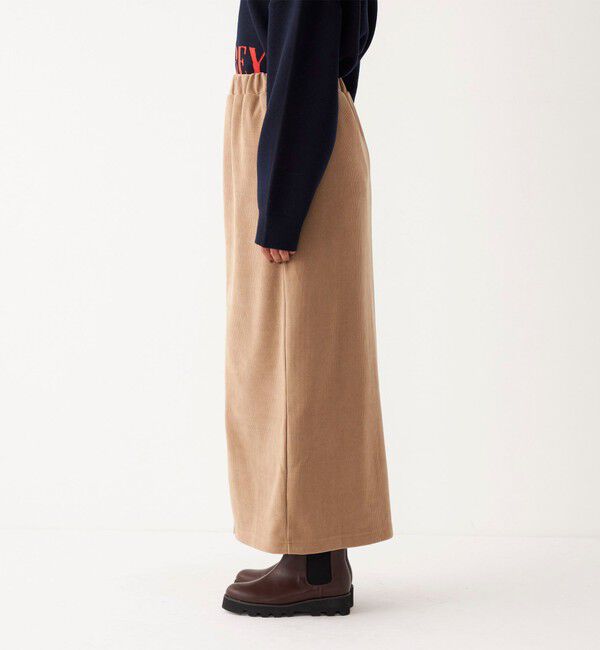 SHIPS Colors 「SHIPS Colors:〈洗濯機可能〉カット コーデュロイ タイト スカート」|タイト|