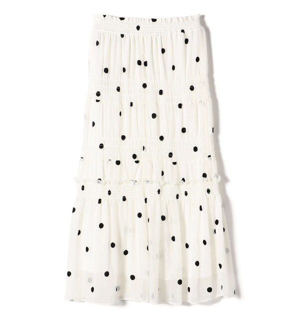 SHIPS for women「フロッキー ドット シャーリング スカート」|スカート|