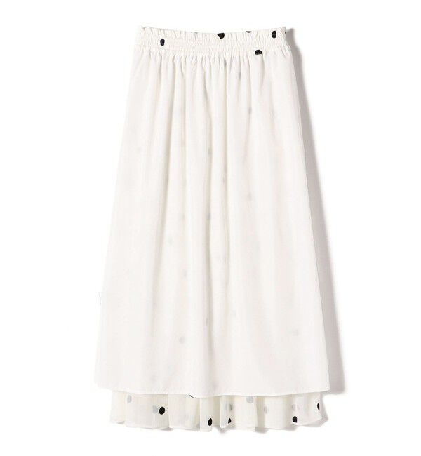 SHIPS for women「フロッキー ドット シャーリング スカート」|スカート|