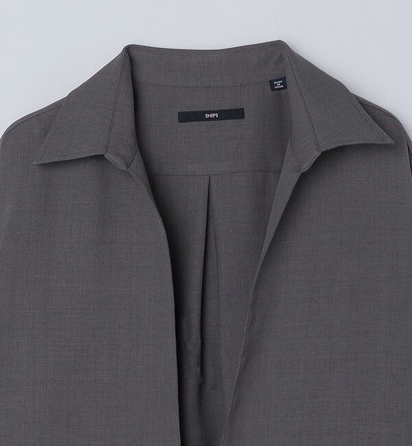SHIPS「SHIPS: ドライタッチ スキッパー シャツ プルオーバー」|シャツ・ブラウス|