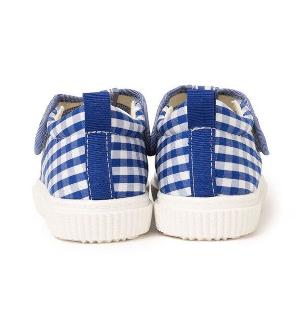 SHIPS any「monmimi: ギンガムチェック Tストラップ スニーカー<KIDS>」|スニーカー|