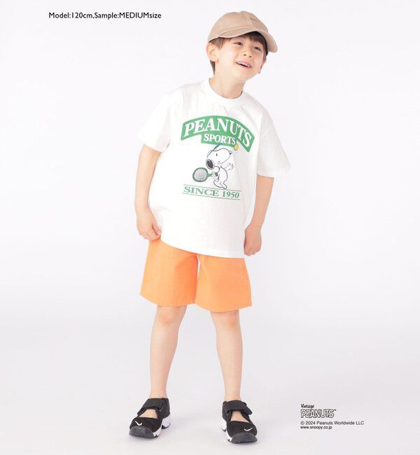 SHIPS KIDS「SHIPS KIDS:100～125cm / スヌーピー スポーツ 半袖 TEE」|Tシャツ・カットソー|