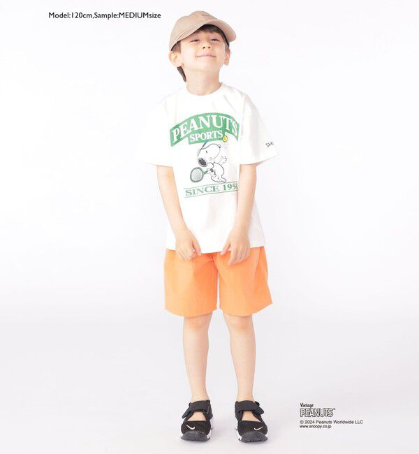 SHIPS KIDS「SHIPS KIDS:100～125cm / スヌーピー スポーツ 半袖 TEE」|Tシャツ・カットソー|