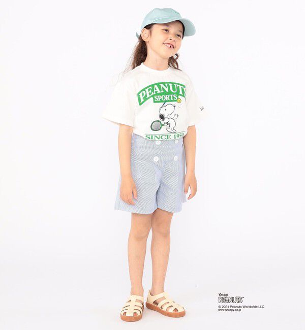 SHIPS KIDS「SHIPS KIDS:100～125cm / スヌーピー スポーツ 半袖 TEE」|Tシャツ・カットソー|