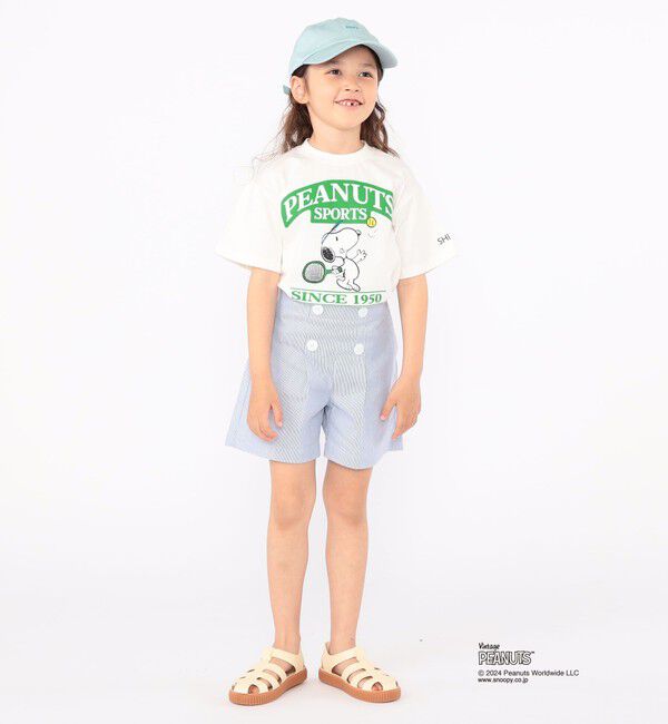 SHIPS KIDS「SHIPS KIDS:100～125cm / スヌーピー スポーツ 半袖 TEE」|Tシャツ・カットソー|