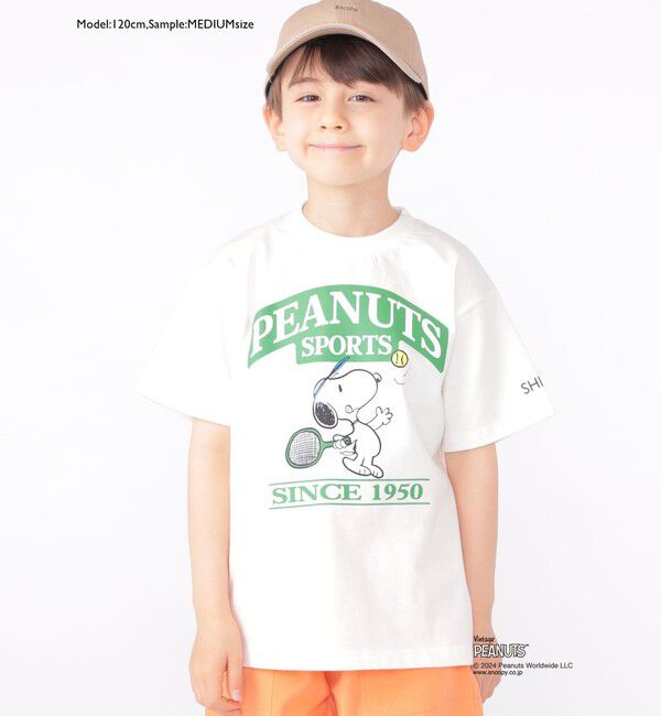 SHIPS KIDS「SHIPS KIDS:100～125cm / スヌーピー スポーツ 半袖 TEE」|Tシャツ・カットソー|