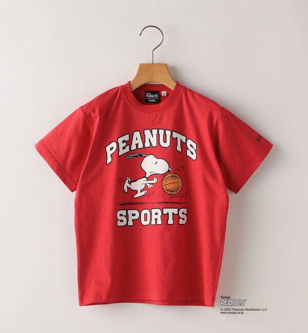 SHIPS KIDS「SHIPS KIDS:100～125cm / スヌーピー スポーツ 半袖 TEE」|Tシャツ・カットソー|