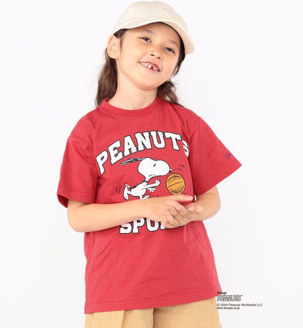 SHIPS KIDS「SHIPS KIDS:100～125cm / スヌーピー スポーツ 半袖 TEE」|Tシャツ・カットソー|