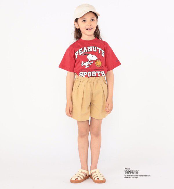 SHIPS KIDS「SHIPS KIDS:100～125cm / スヌーピー スポーツ 半袖 TEE」|Tシャツ・カットソー|