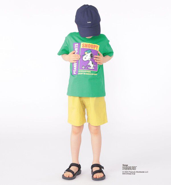 SHIPS KIDS「SHIPS KIDS:100～125cm / スヌーピー スポーツ 半袖 TEE」|Tシャツ・カットソー|