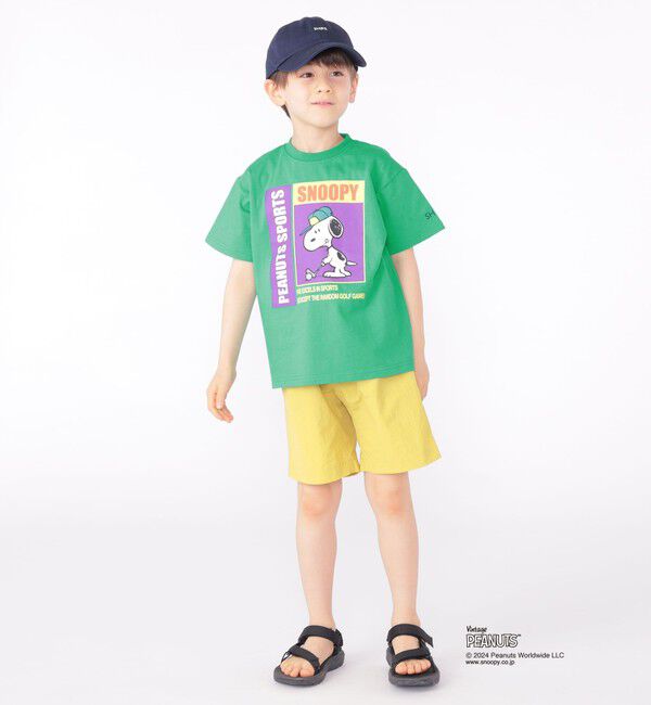 SHIPS KIDS「SHIPS KIDS:100～125cm / スヌーピー スポーツ 半袖 TEE」|Tシャツ・カットソー|