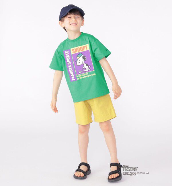 SHIPS KIDS「SHIPS KIDS:100～125cm / スヌーピー スポーツ 半袖 TEE」|Tシャツ・カットソー|