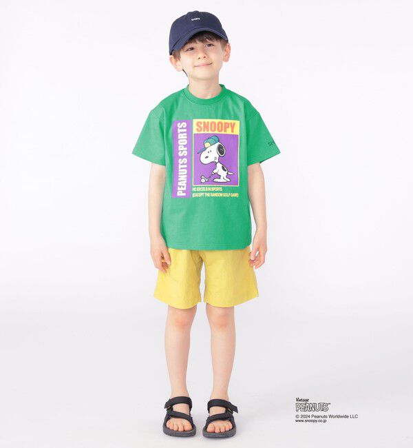 SHIPS KIDS「SHIPS KIDS:100～125cm / スヌーピー スポーツ 半袖 TEE」|Tシャツ・カットソー|